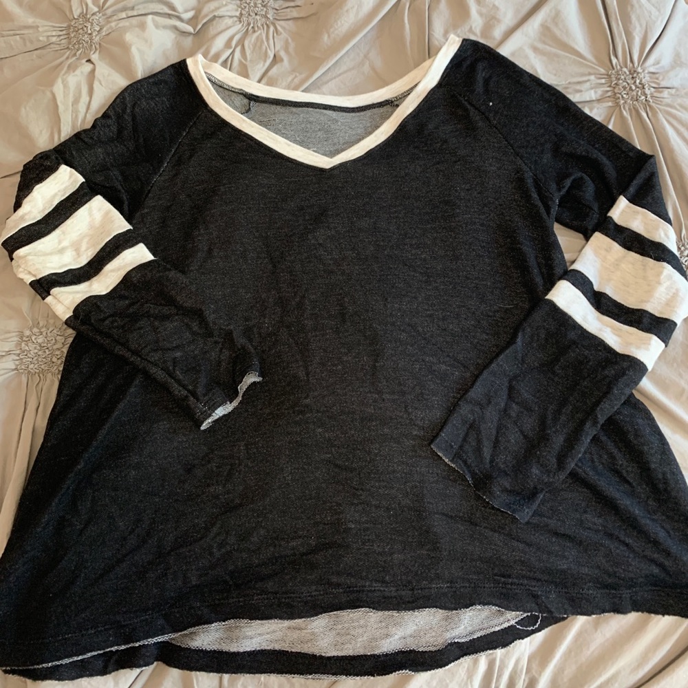 Jersey style long sleeve top